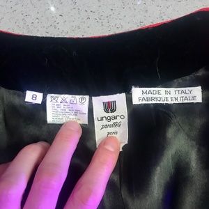 Vintage 80's Ungaro Paris 2 piece Suit